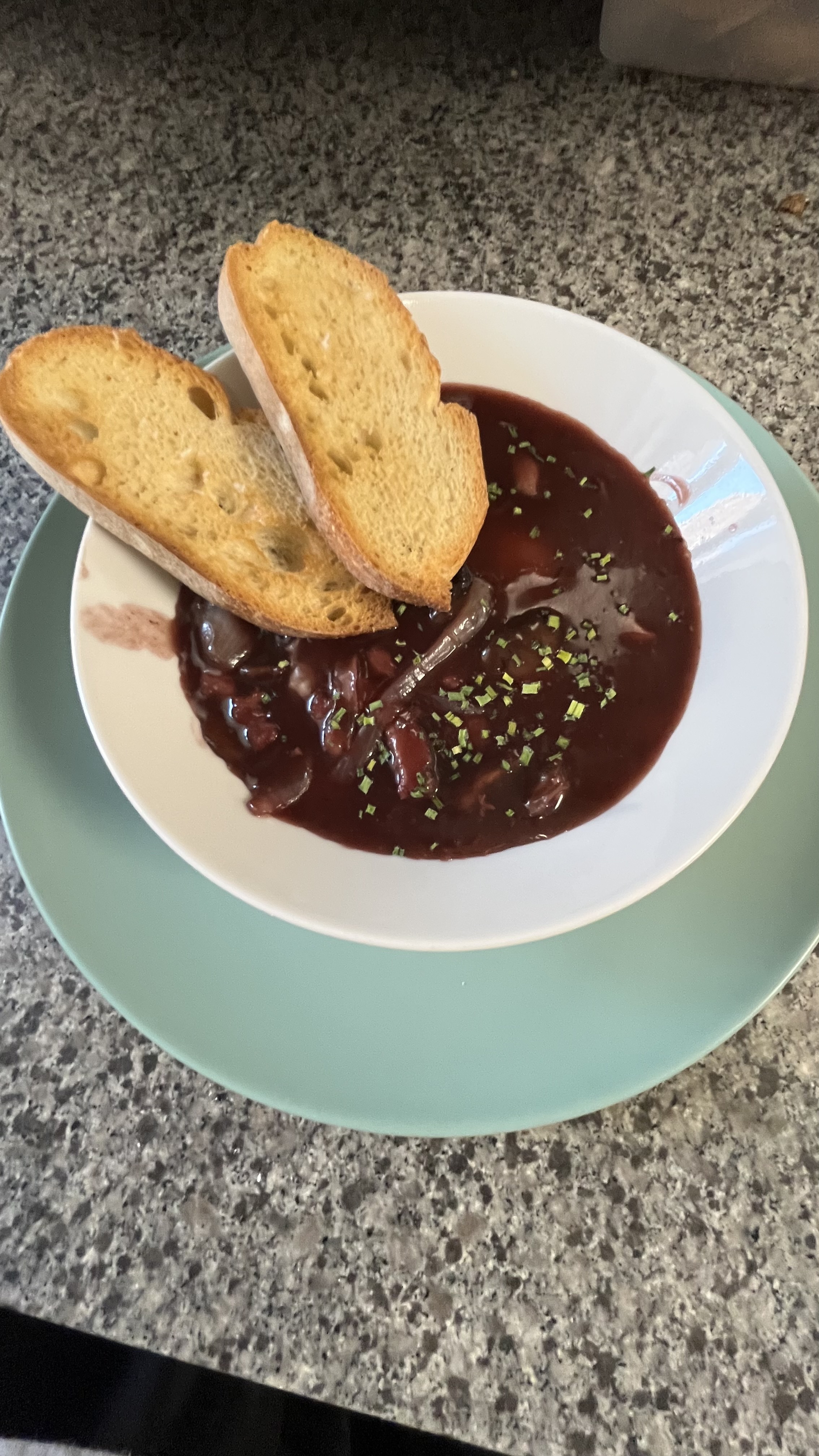 Œufs parfaits façon meurette